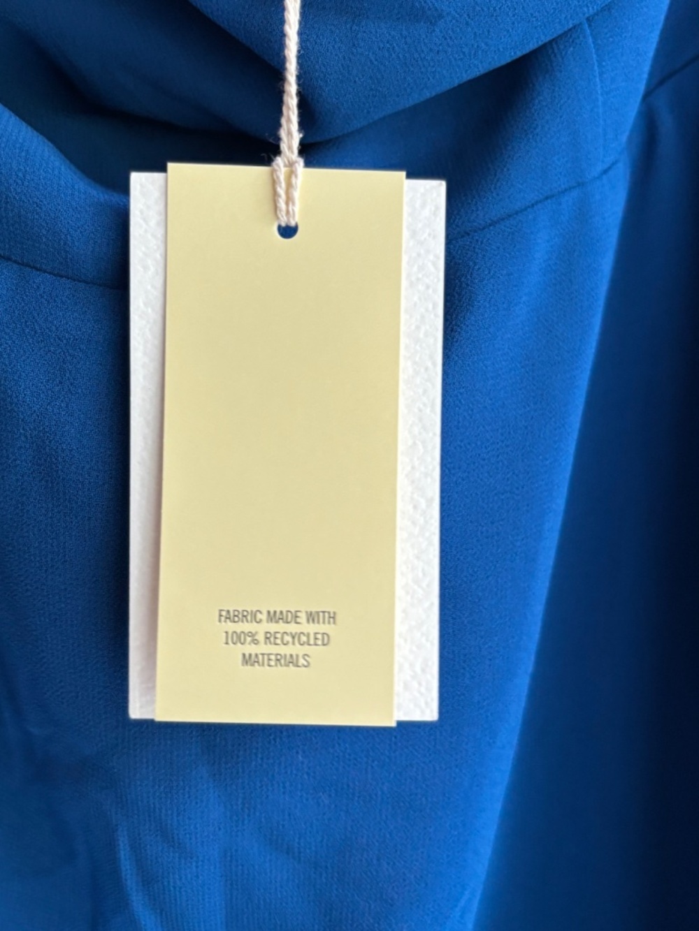 Aritzia Wilfred Emmylou Chiffon Squareneck Mini Dress Blue NWT Size 2 - Picture 11 of 16